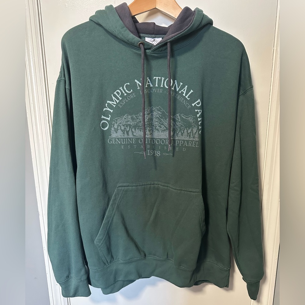 Olympic National Park Green Sweatshirt